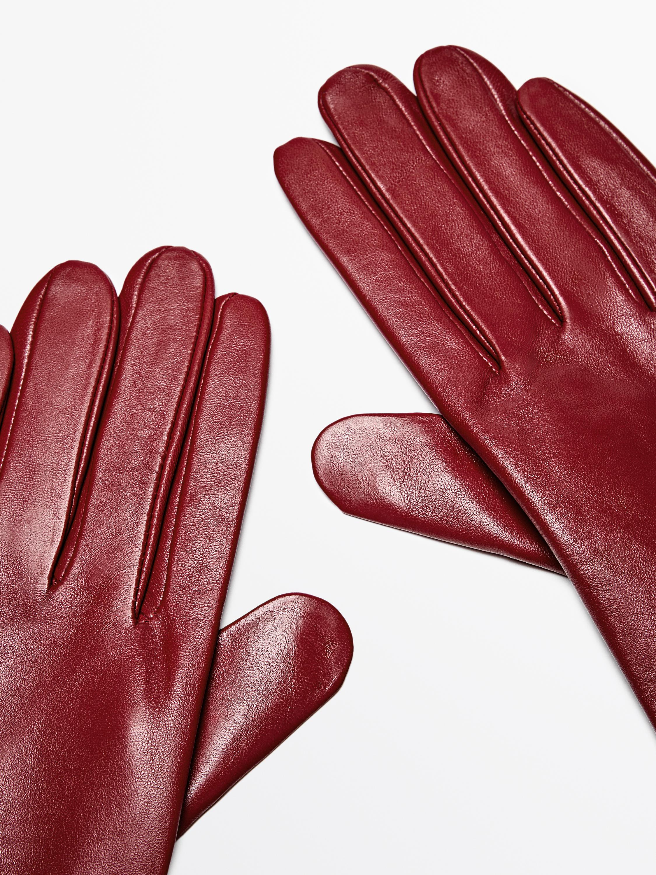 Gants en cuir nappa